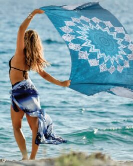 Πετσέτα θαλάσσης Boho διπλής όψης